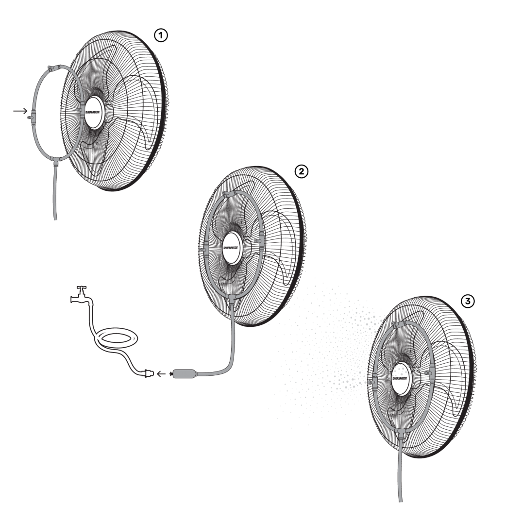 350mm Misting Guide